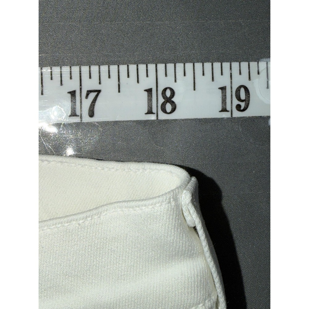 Paige Lennox Jeans Mens 35 White Slim Tapered Stretch Denim Pants USA Made - Picture 2 of 9